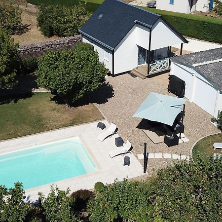 Ravissant chalet avec piscine 10x4  Courcelles-de-Touraine Extérieur photo