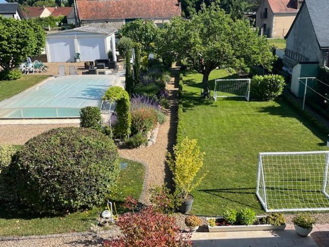Ravissant chalet avec piscine 10x4  Courcelles-de-Touraine Extérieur photo